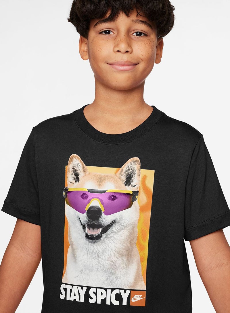 Nike Nsw Photo Shiba Graphic T-Shirt - Image 3